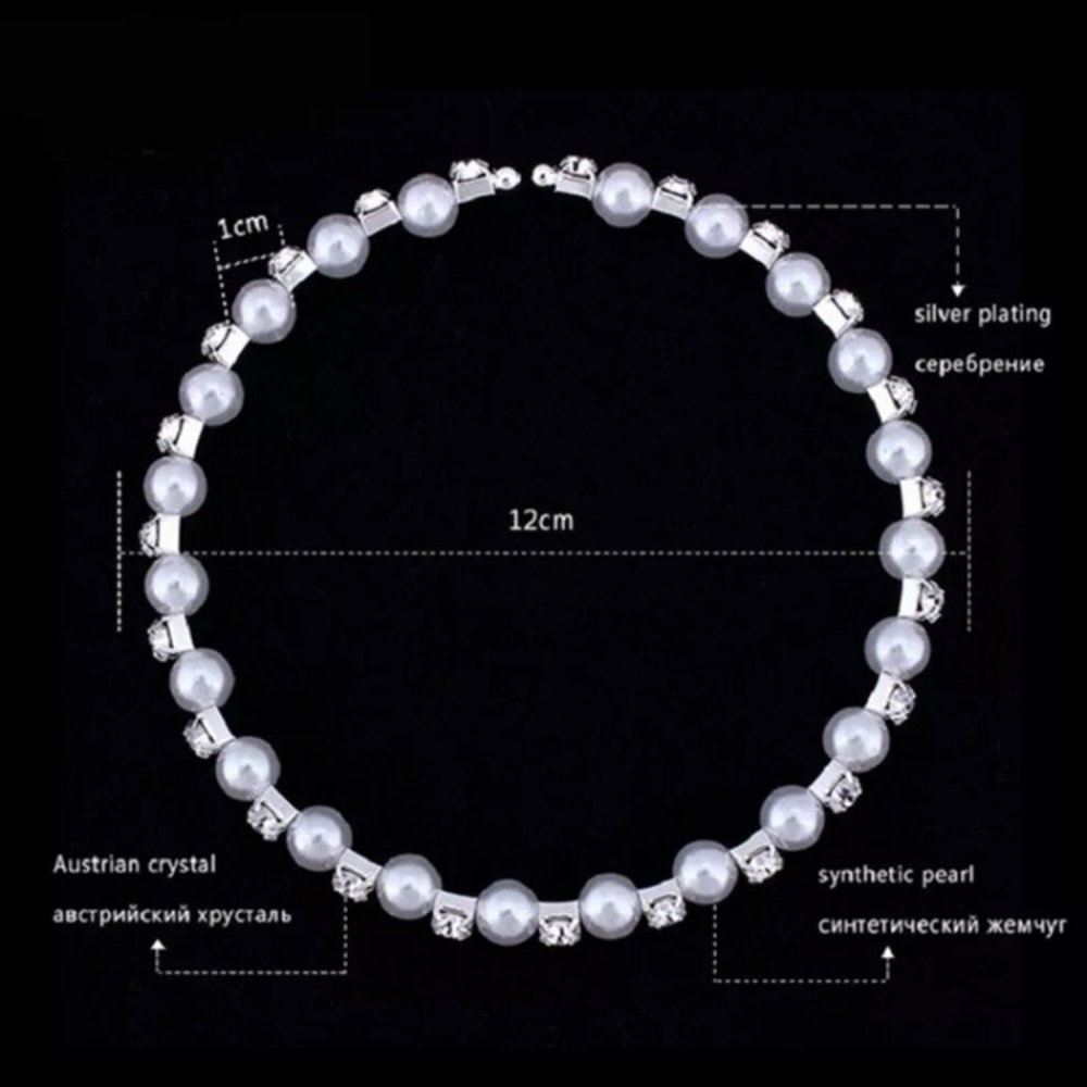 ๐ Crystal Pearl Wedding Party Set - Picture 5 of 5